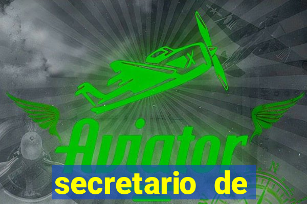 secretario de esporte salario